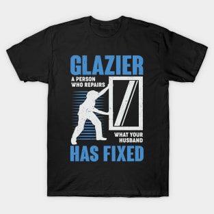 Glazier Profession Window Glass Installer Gift T-Shirt